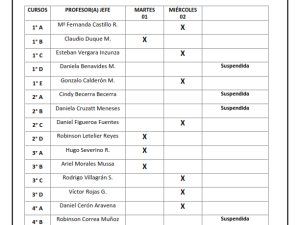 CALENDARIO REUNIONES OCTUBRE